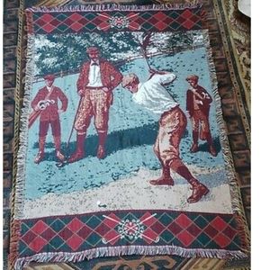 Vintage Golf Throw